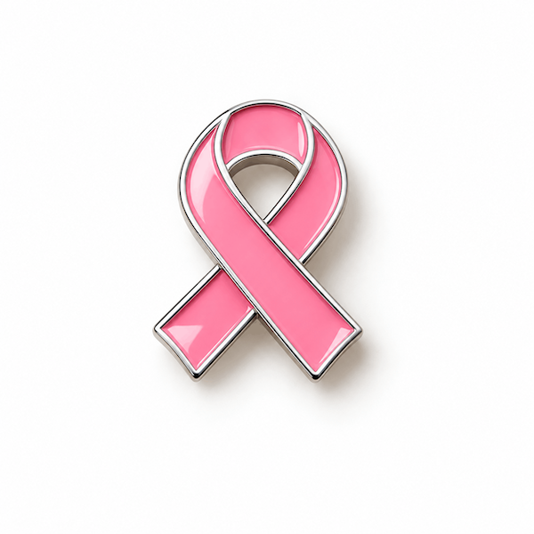 Pin's ruban rose