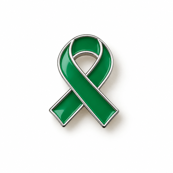 Pin's ruban vert